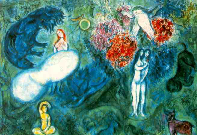 聖書からのメッセージの流れ／マルク・シャガール[Marc Chagall]